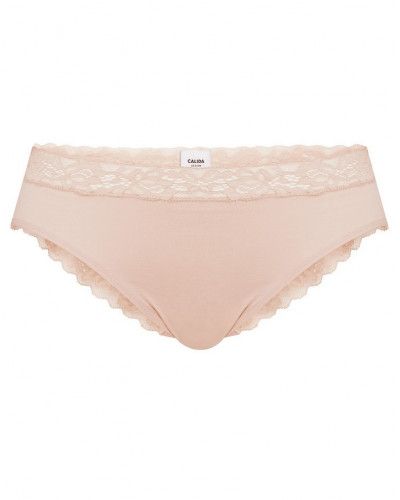 Slip en coton Calida Natural Comfort Lace (Rose Teint)