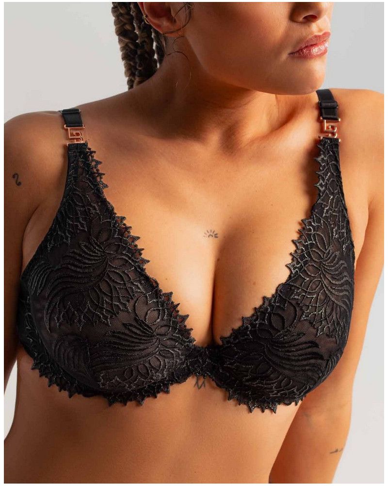 Tringle bra Louisa Bracq Swan (Black)