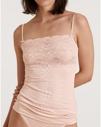Top with thin straps Calida Sensual Secrets (Lace Parfait Pink)