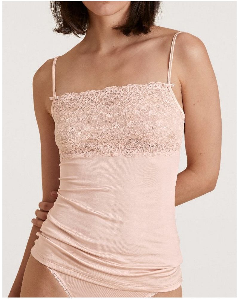 Top con tirantes Calida Sensual Secrets (Lace Parfait Pink)