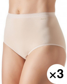 Pack of 3 basic panties Janira Esencial Maxi Cotton