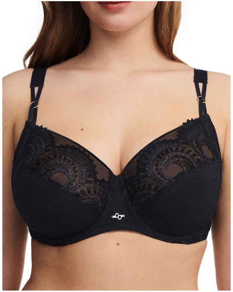 Underwired bra Chantelle Mystic Dream (Black Grey Lurex)