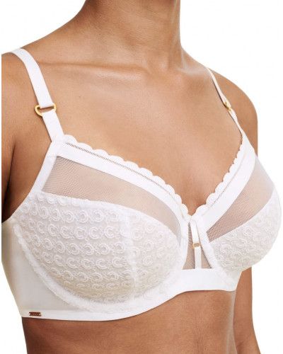 Underwired envelopping bra Chantelle Monogram (White)