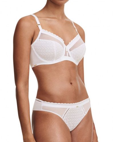 Sujetador con aros Chantelle Monogram (Blanco)