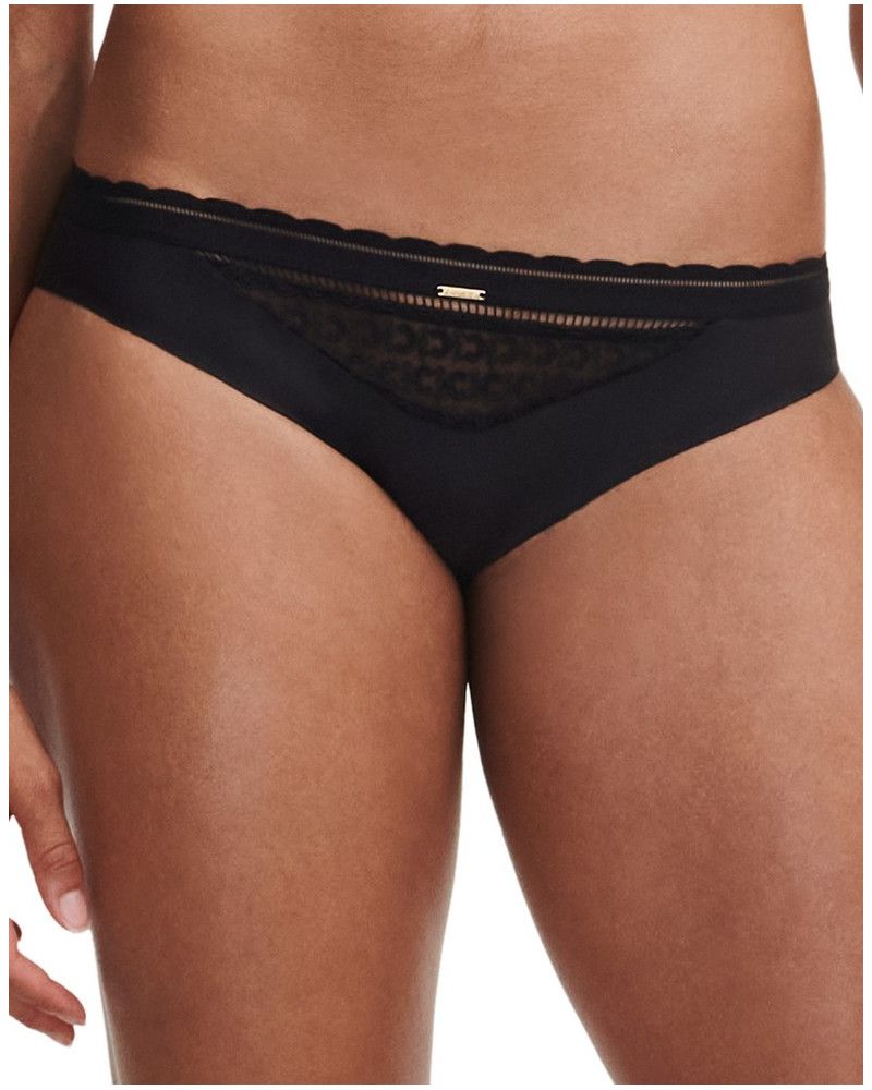 Braguita descubierta Chantelle Monogram (Negro)