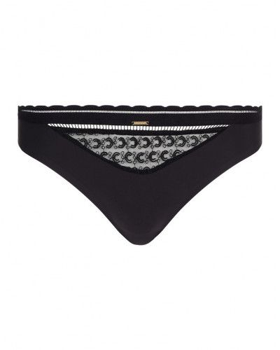 Braguita descubierta Chantelle Monogram (Negro)