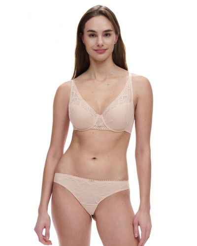 Sujetador preformado plunge Chantelle Origins (Beige Doré)