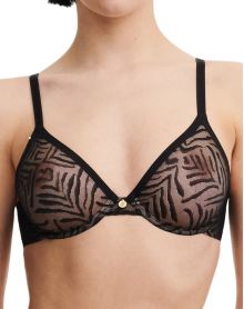 Underwired bra Chantelle Graphic Allure (Black)