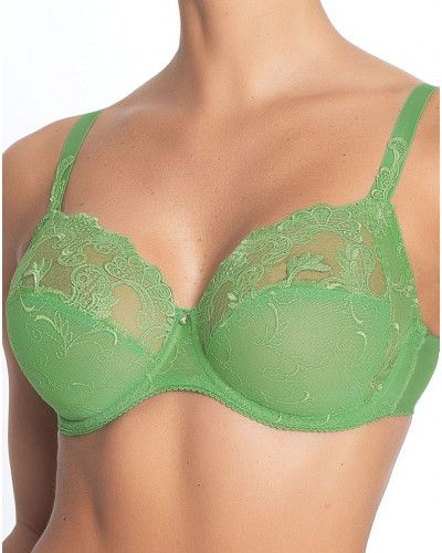 Sujetador bienestar con aros Lise Charmel Dressing Floral (Dressing Emeraude)