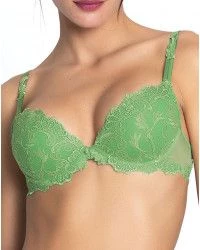 Soutien-gorge Armaturé Epure Lise Charmel - Taille 85C, Vert Ethnique, Neuf Avec étiquettes