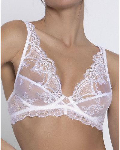 Soutien-gorge glamour Lise Charmel Sublime en Dentelle (Blanc)