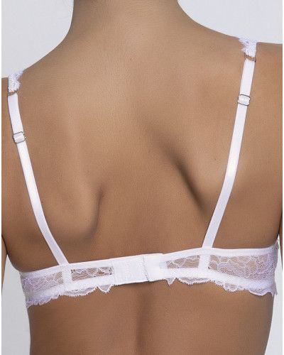 Soutien-gorge demi mousse fantaisie Lise Charmel Sublime en Dentelle (Blanc)