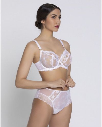 Soutien-gorge corbeille bien-être Lise Charmel Sublime en Dentelle (Blanc)