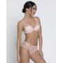 Half-padded plunge bra Lise Charmel Waouh Mon Amour (Amour Aurore)