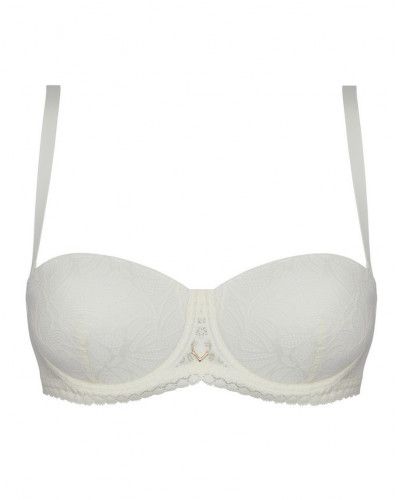Bandeau bretelles amovibles Antigel Atelier Séduction (Ecru Nacre)
