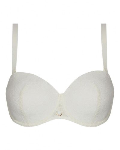 Soutien-gorge bandeau Antigel Atelier Séduction (Ecru Nacre)