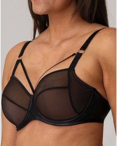 Sujetador con aros Prima Donna Twist Zipolite (Negro)