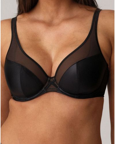Plunge cup bra Prima Donna Twist Zipolite (Black)