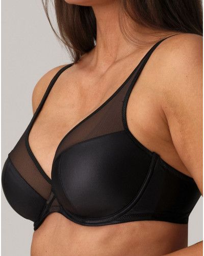 Plunge cup bra Prima Donna Twist Zipolite (Black)