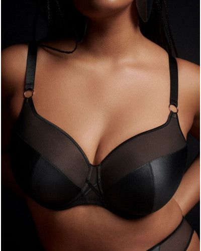 Padded heartshape bra Prima Donna Twist Zipolite (Black)