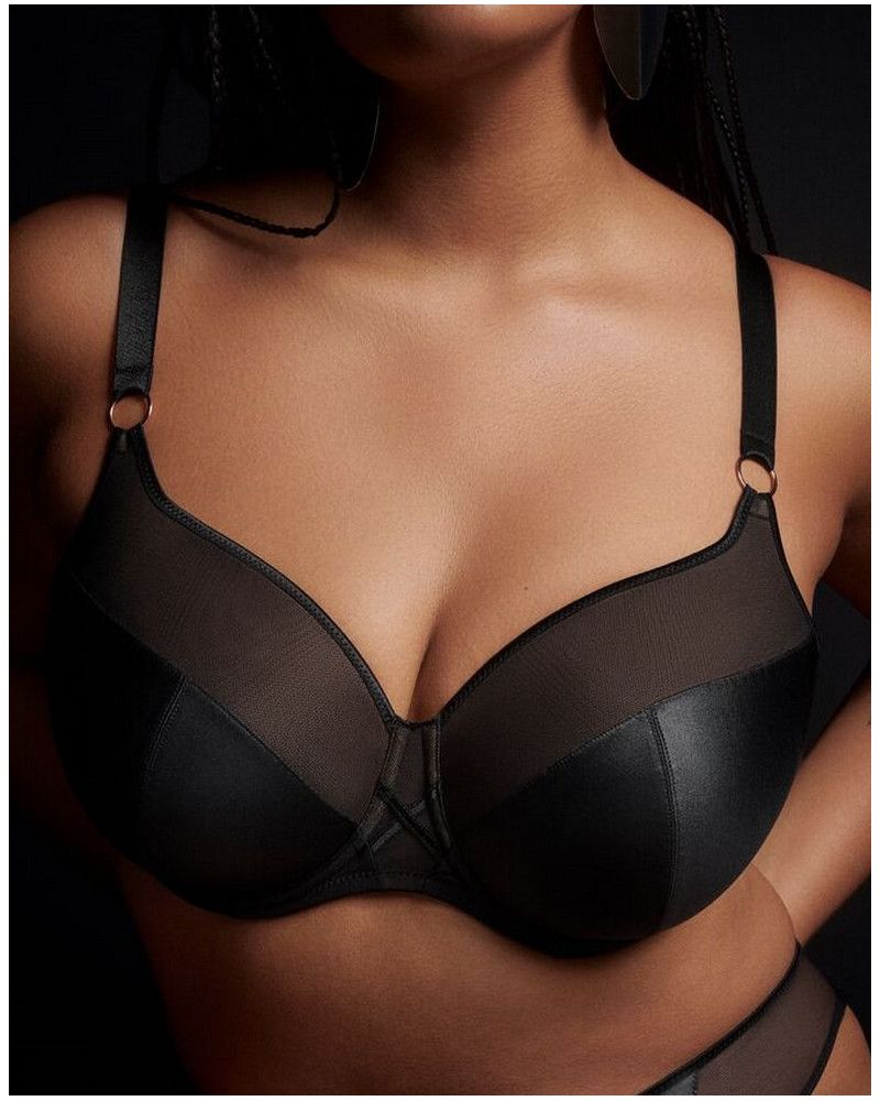 Padded heartshape bra Prima Donna Twist Zipolite (Black)