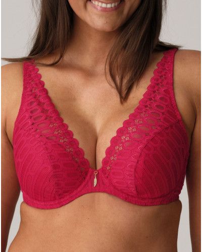 Sujetador de copa plunge Prima Donna Twist Los Ayala (Sangria)