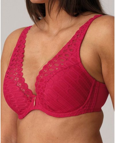 Sujetador de copa plunge Prima Donna Twist Los Ayala (Sangria)