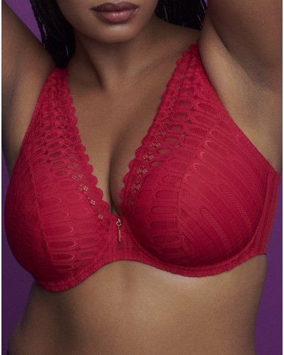 Sujetador de copa plunge Prima Donna Twist Los Ayala (Sangria)