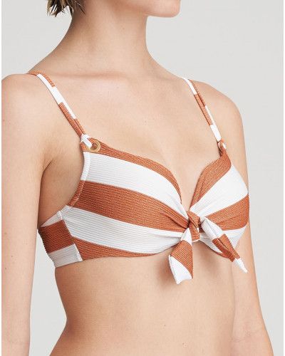 Padded bath bra heart-shape Marie Jo Bain Fernanda (Summer copper)