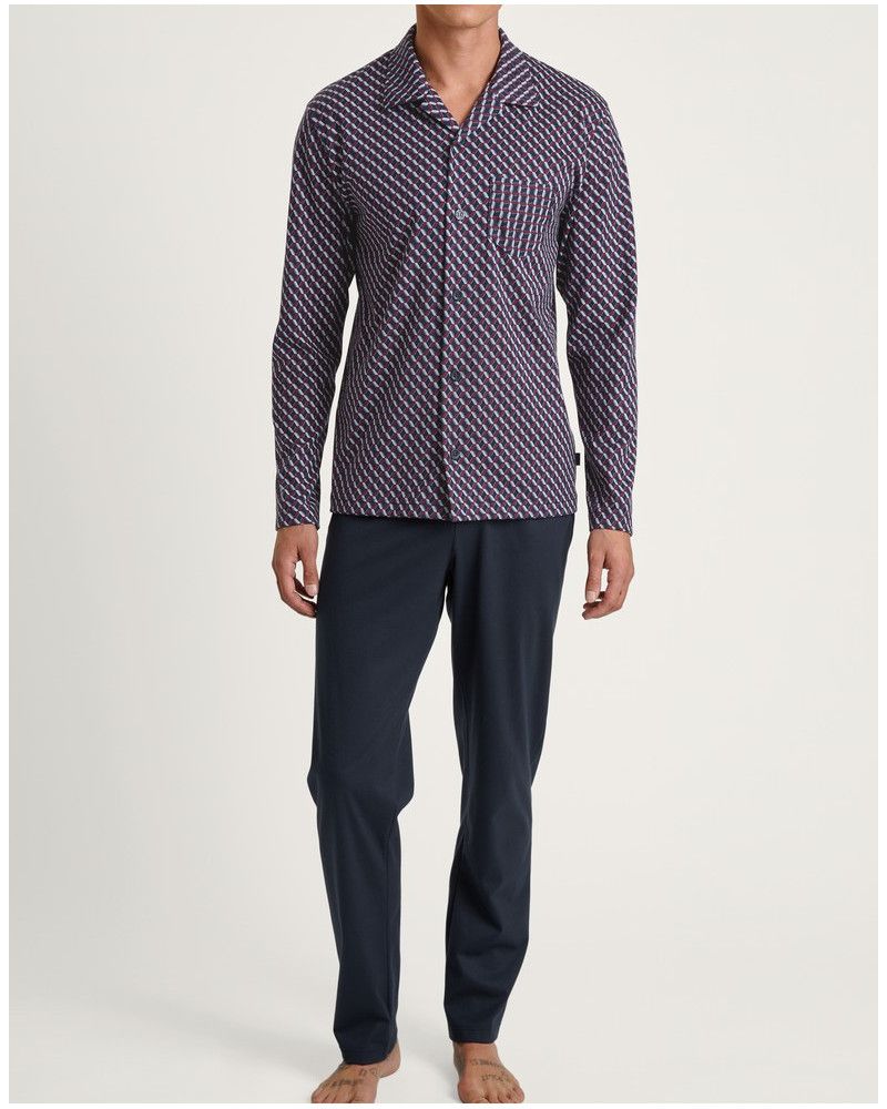 Pijama largo Calida Relax Imprint 100% algodón (Multicolore)