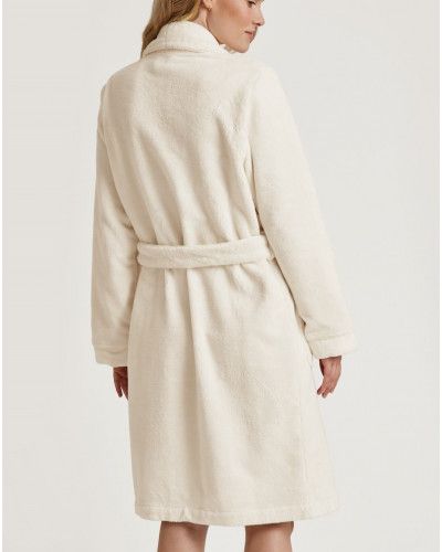 Bathrobe Calida Lounge Holidays (Charm Cream)