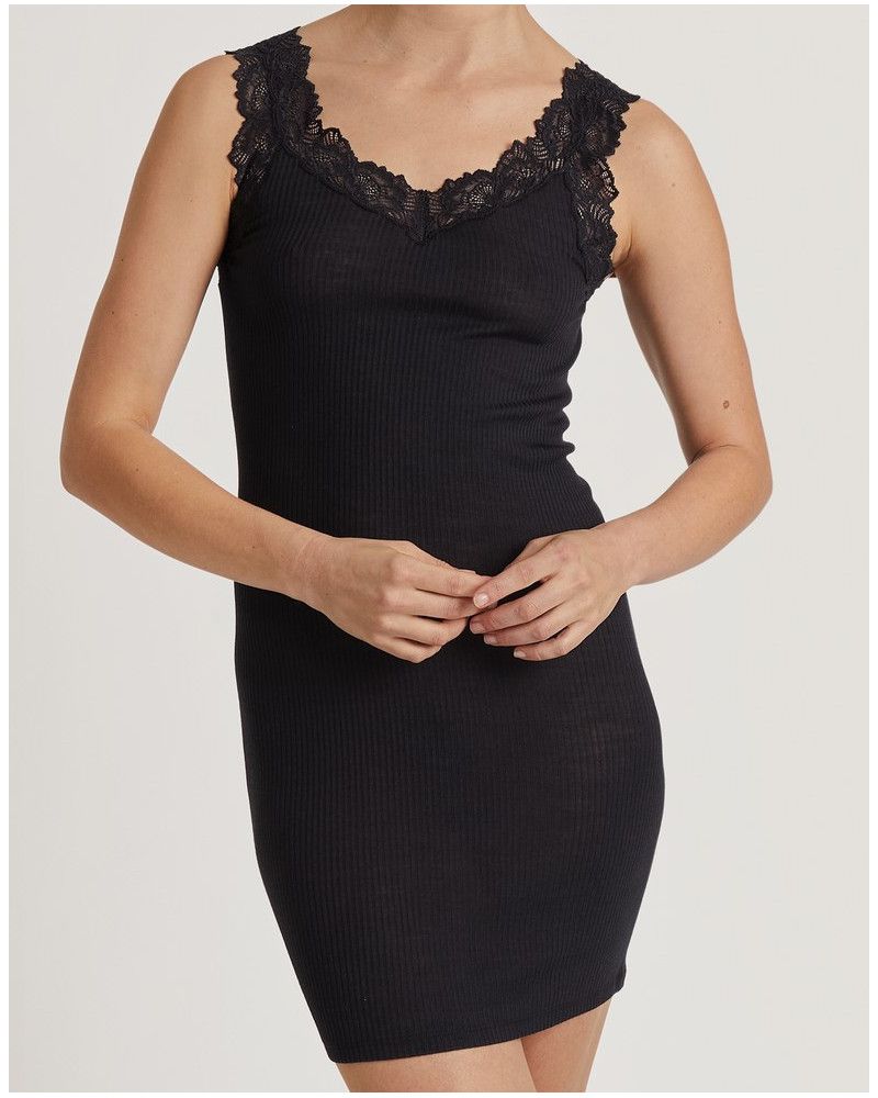 Vestido Calida Lana & Seda Joy (Negro)