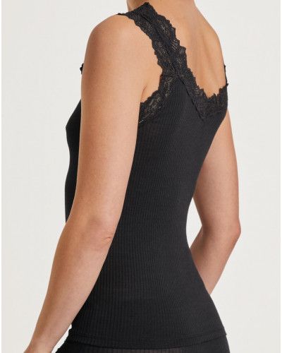 Camisetas tirantes Calida Lana & Seda Joy (Negro)