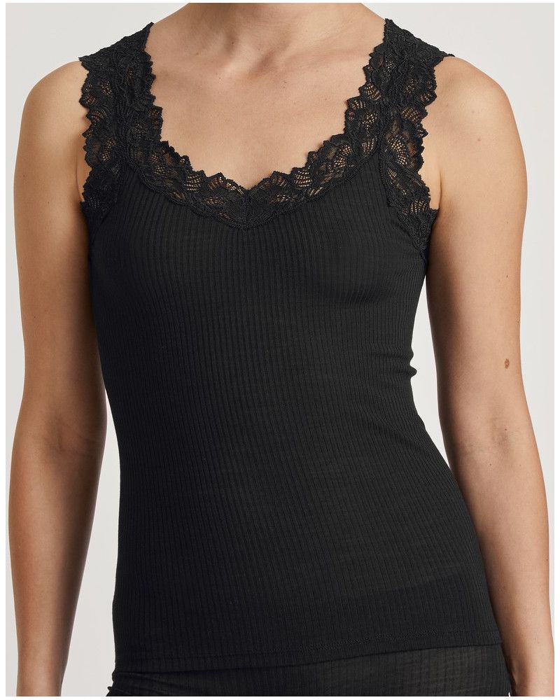 Tank tops Calida Silky Wool Joy (Black)