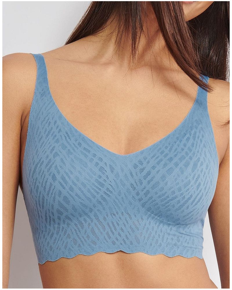 Bralette top Sloggi Zero Feel Bliss (Azura Blue)