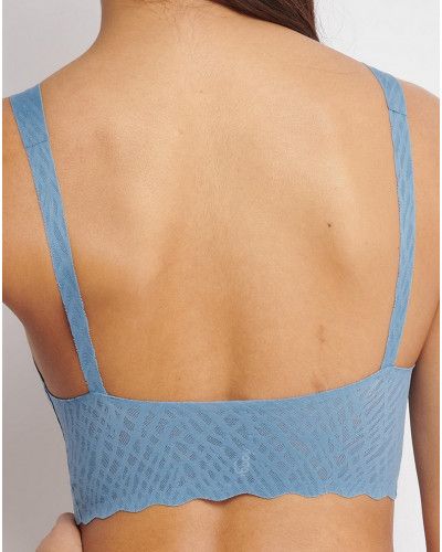 Bralette top Sloggi Zero Feel Bliss (Azura Blue)