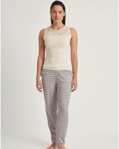 Camisetas tirantes Calida Lana & Seda Glam (Charm Cream)