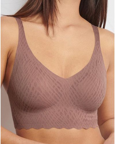 Bralette top Sloggi Zero Feel Bliss (Cacao)