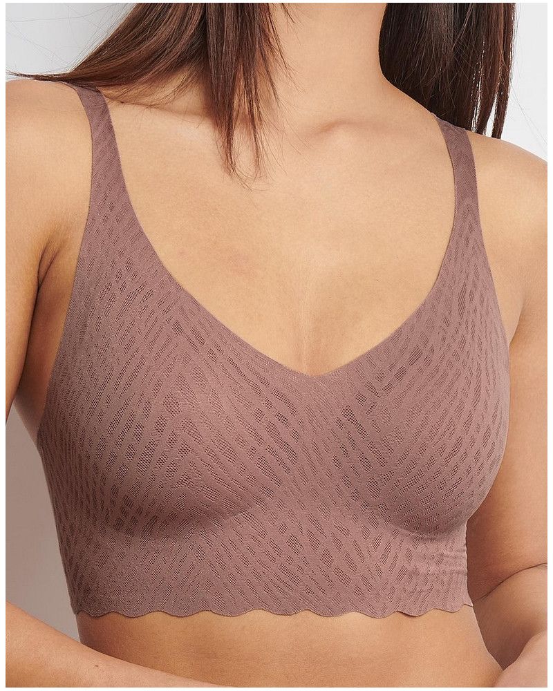 Bralette top Sloggi Zero Feel Bliss (Cacao)