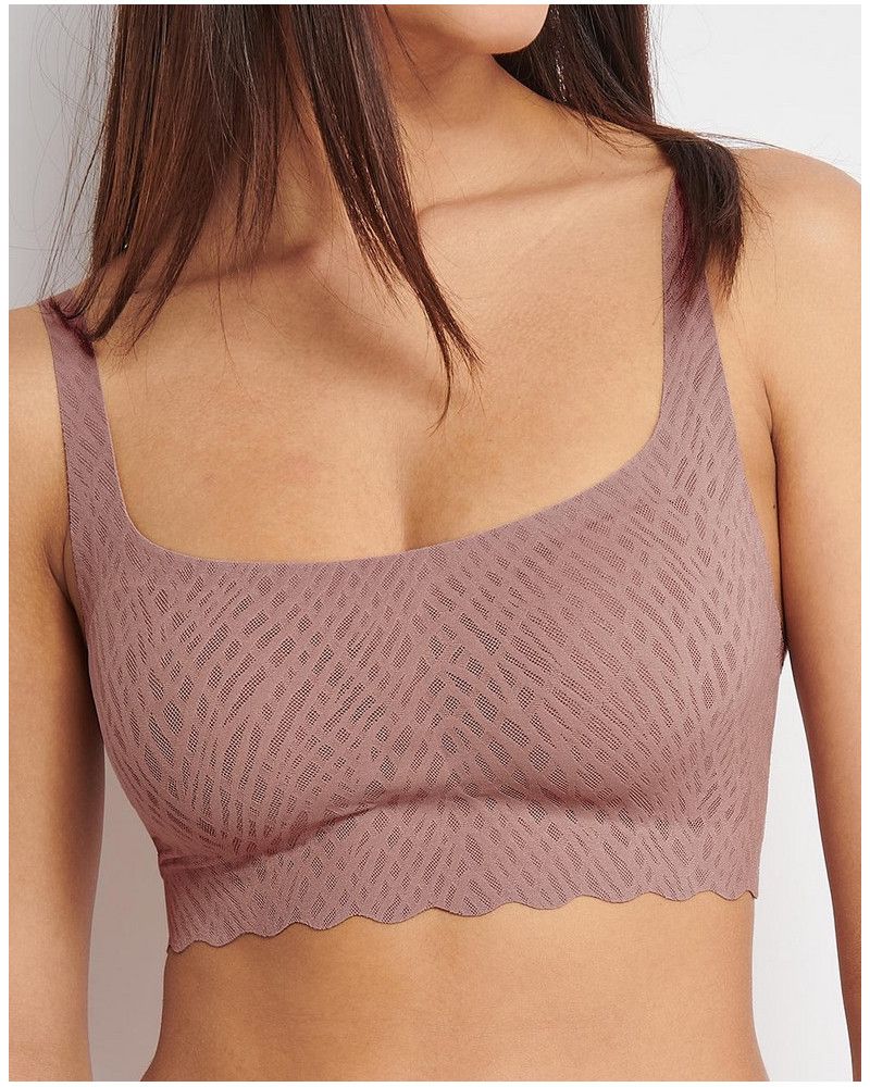 Bralette top Sloggi Zero Feel Bliss (Cacao)