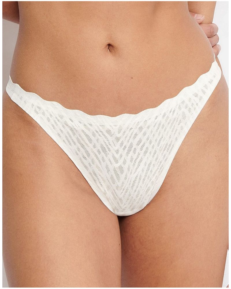 Thong Sloggi Zero Feel Bliss (Silk White)