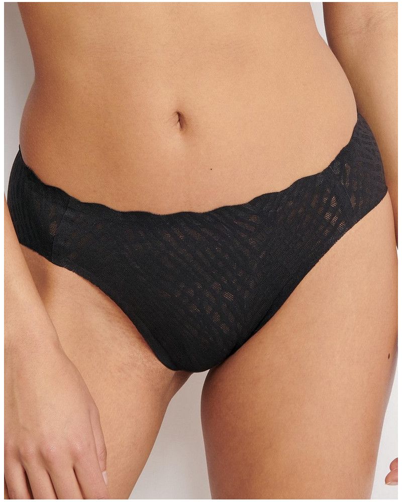 Braguitas escotadas Sloggi Zero Feel Bliss (Negro)