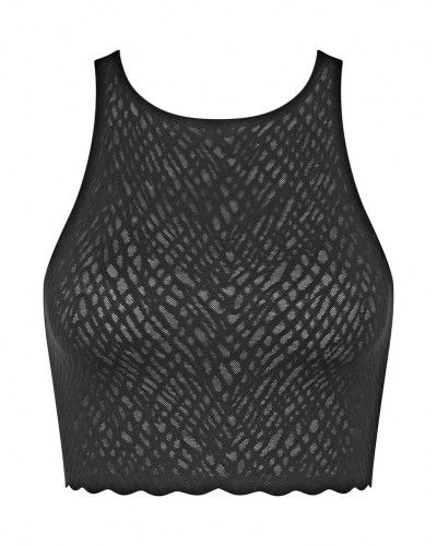 Top corto Sloggi Zero Feel Bliss (Negro)