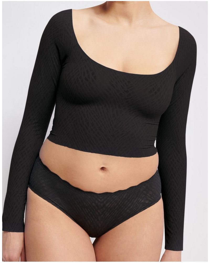 Long-sleeved top Sloggi Zero Feel Bliss (Black)