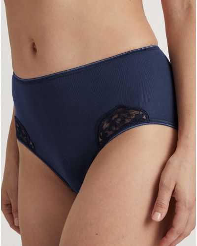 Braga cintura alta Calida Cotton Desire 100% algodón (Peacoat Blue)