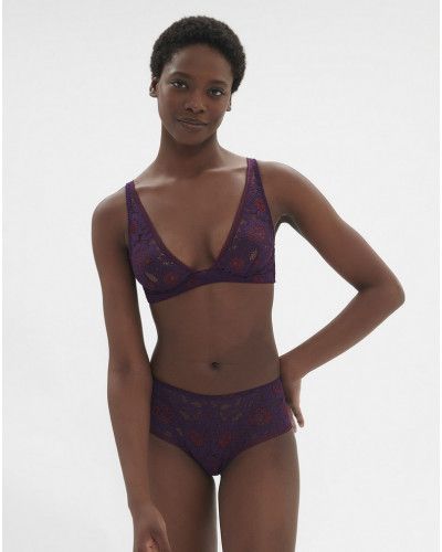 Wireless bra Simone Pérèle Festive (Violet Euphoria)