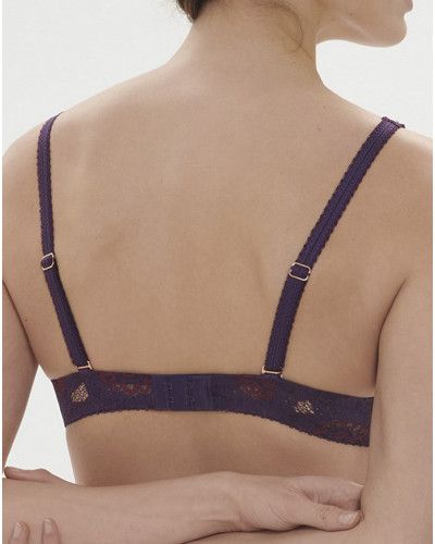 Triangle bra with underwiring Simone Pérèle Festive (Violet Euphoria)