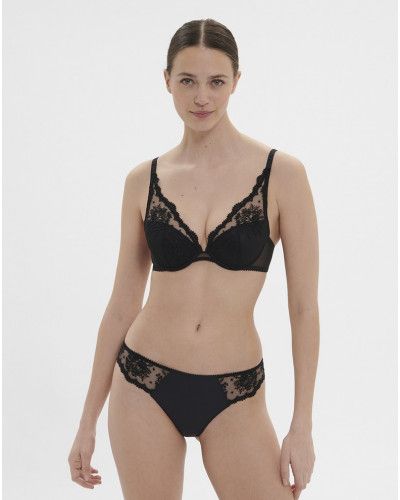 Slip Simone Pérèle Intrigue (Noir)