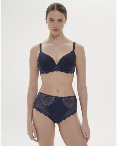 Plunge spacer bra Simone Pérèle Caresse (Encre)