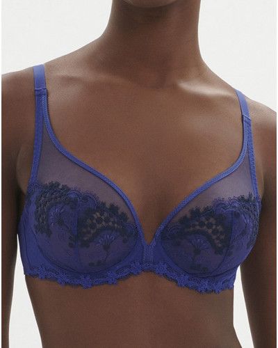Sujetador con escote Simone Pérèle Wish (Bleu Electrique)
